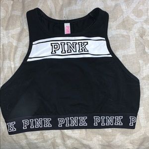 Size medium Pink brand high neck sports bra